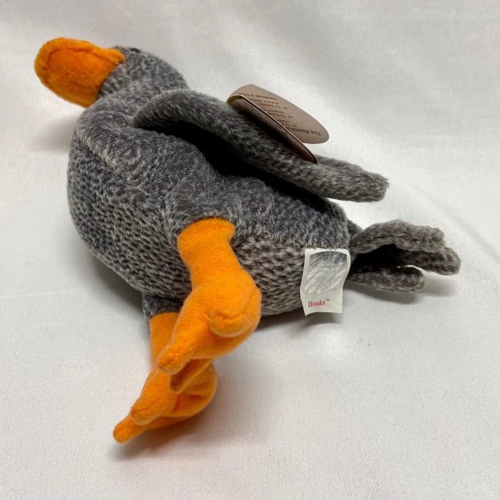 Vintage Ty Beanie Baby Honks Grey Goose 1999‎ Retired PE Pellets Rare (See Tags)
